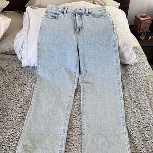 Banana Republic Factory Straight Leg Jeans in Soft Blue